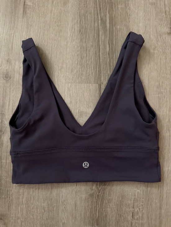 Women's Deep V Bralette - Black - Picture 2 of 3